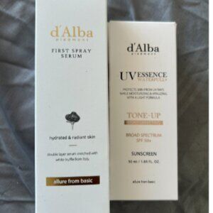 d’Alba Piedmont K-Beauty Serum Spray + SPF 50 Sunscreen Set Glow Skin